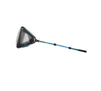 Filet de pêche compact avec cadre en aluminium léger - Pochettes de rangement pour pêche triangulaire en eau douce et salée