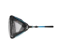Filet de pêche compact avec cadre en aluminium léger - Pochettes de rangement pour pêche triangulaire en eau douce et salée