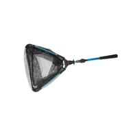 Filet de pêche compact avec cadre en aluminium léger - Pochettes de rangement pour pêche triangulaire en eau douce et salée