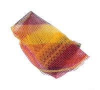 Filet de pêche de rechange en acier inoxydable - Cadre pliable pour eau douce et salée - 40 cm, 50 cm, 5 mm, maille 8 mm - Fil léger - Jaune - Pour rivières, lacs, kayaks, bateau de rivage (filet de