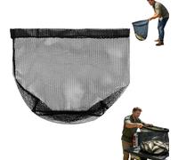 Filet de pêche de rechange en nylon pour eau douce et eau salée, construction robuste et durable avec une grande capacité de charge et une technique de tissage à dix fils, pour pêcheurs en mer