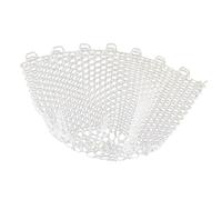 Filet de pêche de rechange, pliable, portable, robuste, maille épaisse, 110 x 30 cm, blanc