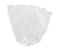 Filet de pêche de rechange, pliable, portable, robuste, maille épaisse, 157 x 60 cm, blanc