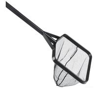 Filet de pêche en nylon pour aquarium, petit filet de pêche carré, maille fine, pour attraper les petits poissons, crevettes ou nettoyer les aquariums (L)
