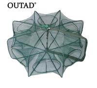 Filet De Pêche Hexagonal Plié, 6/8/12 Trous, Piège Automatique, Crevettes, Ménés, Crabe, Appât En Maille, 2018