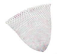 Filet de pêche léger de rechange pour carpe, 9 fils tressés haute résistance avec grande maille de 2 cm, filet de pêche portable en nylon - 40/50/60 cm (diamètre 40 cm)