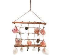 Filet de pêche maritime Décoration à suspendre avec coquillages en matériaux naturels