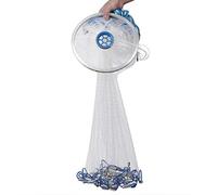 Filet De Peche Mer - Carrelet De Peche - Monofilament de Nylon pour Piège à Appâts et Poissons - Accessoire De Piège De Réseau De Pêche Portatif Durable à Lancer à La Main(3m) Filet