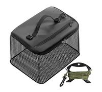 Filet de pêche pliable, panier flottant polyvalent et robuste, construction résistante à l'abrasion, coussin double usage, pour utilisation dans la marina, l'étang, les rochers et le débarquement, 36