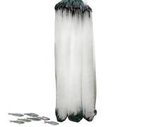 Filet de pêche portable avec flotteur, coulant rapide, réutilisable | Filet de lancer pour la pêche | Pour rivières, zones côtières, réservoirs, zones rives ainsi que carpes, carottes, carpes