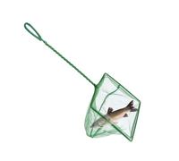 Filet de pêche pour aquarium - Pelle carrée en nylon ultra fin, outil de capture à long manche avec crochet de suspension, écumoire d'élimination des déchets | Équipement de nettoyage sans effort pour