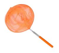 Filet de pêche pour enfants, pliable et extensible, ensemble seau télescopique coloré, pour attraper les insectes, les petits poissons, les activités de jardin en plein air (orange)