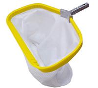 Filet de piscine professionnel, râteau d'écumoire robuste, pelle à mailles fines pour piscine, feuilles de pollen limon