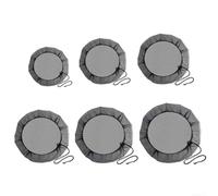 Filet de pluie avec cordon de serrage, couvercle en maille fine pour seaux d'eau, empêche l'accumulation de mouches et de saleté, matériau PE utilisé (80 cm)