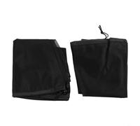 Filet de pluie en maille avec cordon de serrage et sangles pour seaux de collecte d'eau de petit diamètre - Couvercle en maille fine transparente PE et nylon pour éviter les débris, les insectes (160