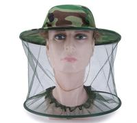 Filet De Protection Anti-Moustique Pour La Tête Et Le Visage,Chapeau En Maille Verte,Équation D'insectes,Casquette De Soleil Pour L'apiculture,Pêche En Plein Air,Camsalom - Type Camouflage Mesh Cap