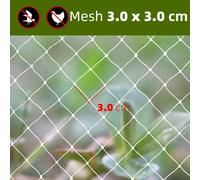 Filet De Protection Anti-Oiseaux,Bain Supplémentaire,Filet En Maille Pour Plantes De Jardin,Protéger Les Plantes,Les Arbres Fruitiers,Les Oiseaux,Les Cerfs,Les Volailles - Type White Mesh 3x3cm-5x30m