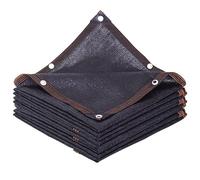 Filet de protection contre la grêle pour jardin - Voile d'ombrage en maille 80 % résistant aux UV - Housse de serre noire - 8 x 10 m - Pour fleurs, plantes et légumes