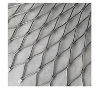 Filet de Protection Contre Les Oiseaux en Acier Inoxydable 304, Grillage de Jardin, Filet de sécurité Anti-Chute pour Balcon, Maille de 5 cm/2 mm, 1,5 Fois Plus Grand Que la Normale pour Une