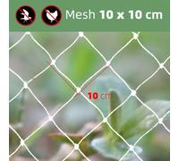 Filet De Protection Contre Les Oiseaux En Nylon Blanc,Couvertures De Jardin Carrées En Maille Pour Plantes,Fruits,Clôture Agricole,2x1-20m - Type White Mesh 10x10cm-2x10m