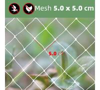 Filet De Protection Contre Les Oiseaux En Nylon Blanc,Couvertures De Jardin Carrées En Maille Pour Plantes,Fruits,Clôture Agricole,2x1-20m - Type White Mesh 5x5cm-2x15m