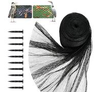 Filet de protection contre les oiseaux et les pigeons - 12 x 12 mm - Maille fine de 30 g/m² - Robuste - Résistant à la déchirure - Résistant aux UV - Bâche de piscine - Filet pour arbres fruitiers (10