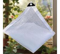 Filet de Protection d’Ombre Terrasse Extérieur Blanc 55% Toile Ombrage HDPE pour Plantes Grasses et Balcon pour Jardin, Serre et Usage Domestique Voile dombrage Pergola