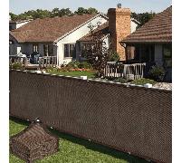 Filet de protection de confidentialité, couverture décorative de clôture à mailles, filet d'ombrage, rideau d'ombrage pour patio extérieur, pelouse, jardin, piscine, balcon, voile d'ombrage anti-UV en