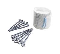 Filet de protection de gouttière en acier robuste pour la prévention des obstructions et le drainage par tous les temps