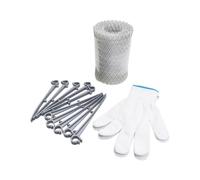 Filet de protection de gouttière en acier robuste pour la prévention des obstructions et le drainage par tous les temps