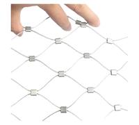 Filet de protection de jardin en acier inoxydable 0,8 x 9 m 5 cm pour la sécurité du jardin et le contrôle de la faune