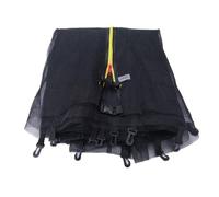 Filet de protection de rechange pour trampoline avec 6 poteaux droits - Filet de sécurité pour cadre rond - Protégez votre famille avec un design solide et résistant aux intempéries