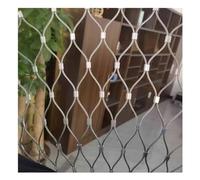 Filet de protection en acier inoxydable, 0,8 x 5 m, résistant aux chocs, protection de balcon et d'escalier, maille métallique multifonctionnelle pour la sécurité et la sécurité