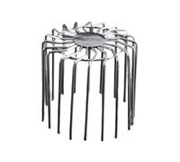 Filet de protection en acier inoxydable pour tuyaux de vidange - Balcon extérieur - Couvercle de drainage - Piège à amortisseur de feuilles - Tamis descendants - Capuchons de tuyau de pluie