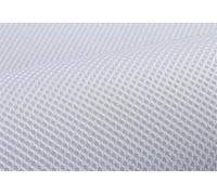 Filet de protection en maille pour haut-parleur 160 x 45 cm/160 x 200 cm - Anti-poussière et insonorisant - Tissu Gille stéréo pour grille radio acoustique (6 blancs, 160 x 90 cm, prédécoupé)