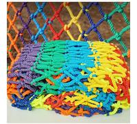 Filet de protection en nylon, corde jardin, filets, rangement for équipement jeu extérieur, vert coloré for escaliers, balcons, terrains jeux pliables personnalisables(2x6m)