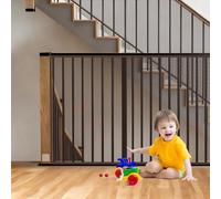 Filet de Protection Enfant 115 x 360 cm Solide et Réglable, Filet de Sécurité pour Balcon, Filets Escalier Enfant Facile à Installer et à Ranger pour Enfants et Aux Jouets, Marron