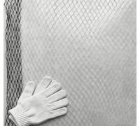 Filet de Protection HDPE Anti-Grêle et Anti-Oiseaux,Mailles Diamant 40g/m²,Résistant Déchirure,Anti-UV et Vieillissement,pour Jardins,Vergers et Fermes,Contient des Gants