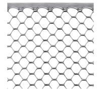 Filet de Protection Hexagonal Argenté TENAX Exagon 0,5 x 5 m pour Balcon et Terrasse