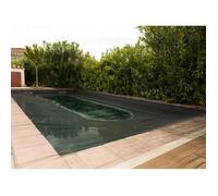 WERKA PRO Filet de Protection Piscine 100g/m2 4 x 7 m, Gris