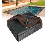 Filet de Protection Piscine pour Feuilles,Bache Piscines,Couverture Piscine D'hivernage Idéal pour Éviter Les Débris et Feuilles,Résistant aux UV,Installation Facile avec Œillets(4x6m(13x19.6ft))