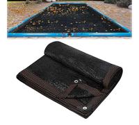 Filet De Protection Piscine Rectangulaire, 6x12m Anti Feuilles & Anti Déchirure Couverture De Feuille De Piscine Rectangulaire, Bâche De Protection pour Piscines Hors-Sol Et Enterrées