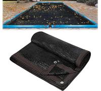 Filet De Protection Piscine Rectangulaire, Anti Feuilles & Anti Déchirure Couverture De Feuille De Piscine Rectangulaire, Bâche De Protection pour Piscines Hors-Sol Et Enterrées(5x6m(16.4 * 19.6ft))