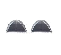 Filet de protection pour aliments, Couverture Pop-Up en maille pliable et respirante, for barbecue plein air, pique-nique, cuisine, plusieurs tailles(43x43cm 2pcs)