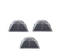 Filet de protection pour aliments, Couverture Pop-Up en maille pliable et respirante, for barbecue plein air, pique-nique, cuisine, plusieurs tailles(48x48cm 3pcs)