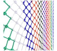 Filet de Protection pour Balcons et Escaliers Filet de Sécurité Coloré en Nylon, Cordes pour Aire de Jeux Décoration Murale Jardin(Size:1 * 3m(3 * 10ft),Color:Coloré)