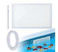Filet de Protection pour écumoire de Piscine - Anti-Rouille et Anti-débris - Protection des Feuilles pour la Maison, l'étang, l'hôtel, l'école