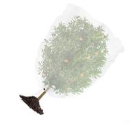 Filet de protection pour plantes avec cordon de serrage pour fruits et potagers, protection des plantes contre les insectes et les menaces extérieures (1,8 x 1,8 m)