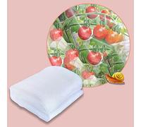 Filet de Protection pour Plantes - Filet de Jardin - Filet Anti-Insectes en polyéthylène - Maille Fine - Protection Contre Les Mouches - 5 x 5 m - pour Potager, Jardin, Fruits, 60 Mailles
