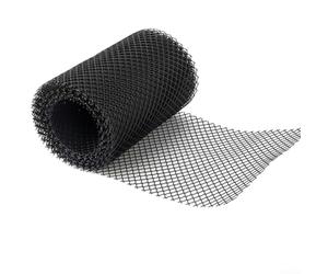 Filet de protection pour systèmes de gouttières de 600 cm avec construction en plastique renforcé, convient pour une utilisation en extérieur, durabilité toute l'année